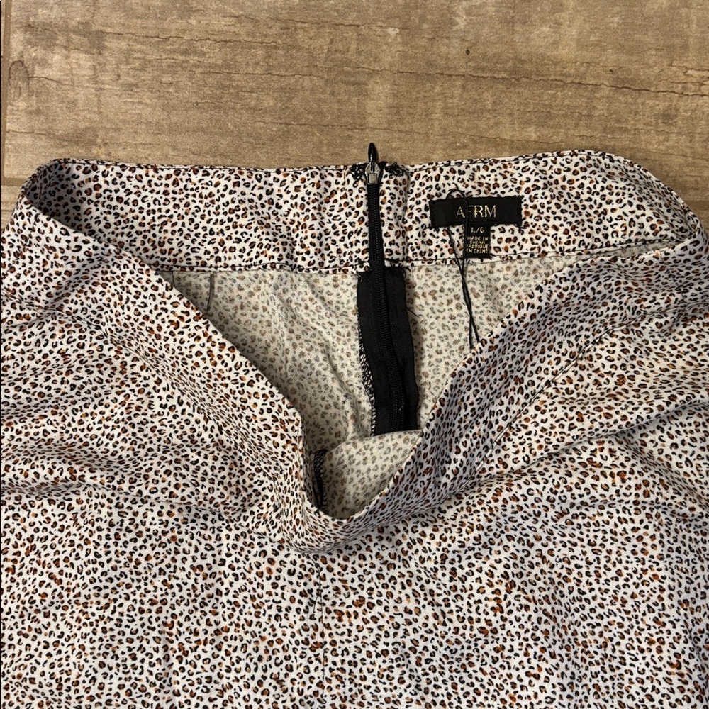 AFRM 100% Rayon Wide-Leg Patterned Pants - Picture 2 of 2